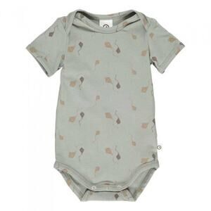 Musli Kites Green Short Sleeve Bodysuit Size 0-3 Months Organic Cotton